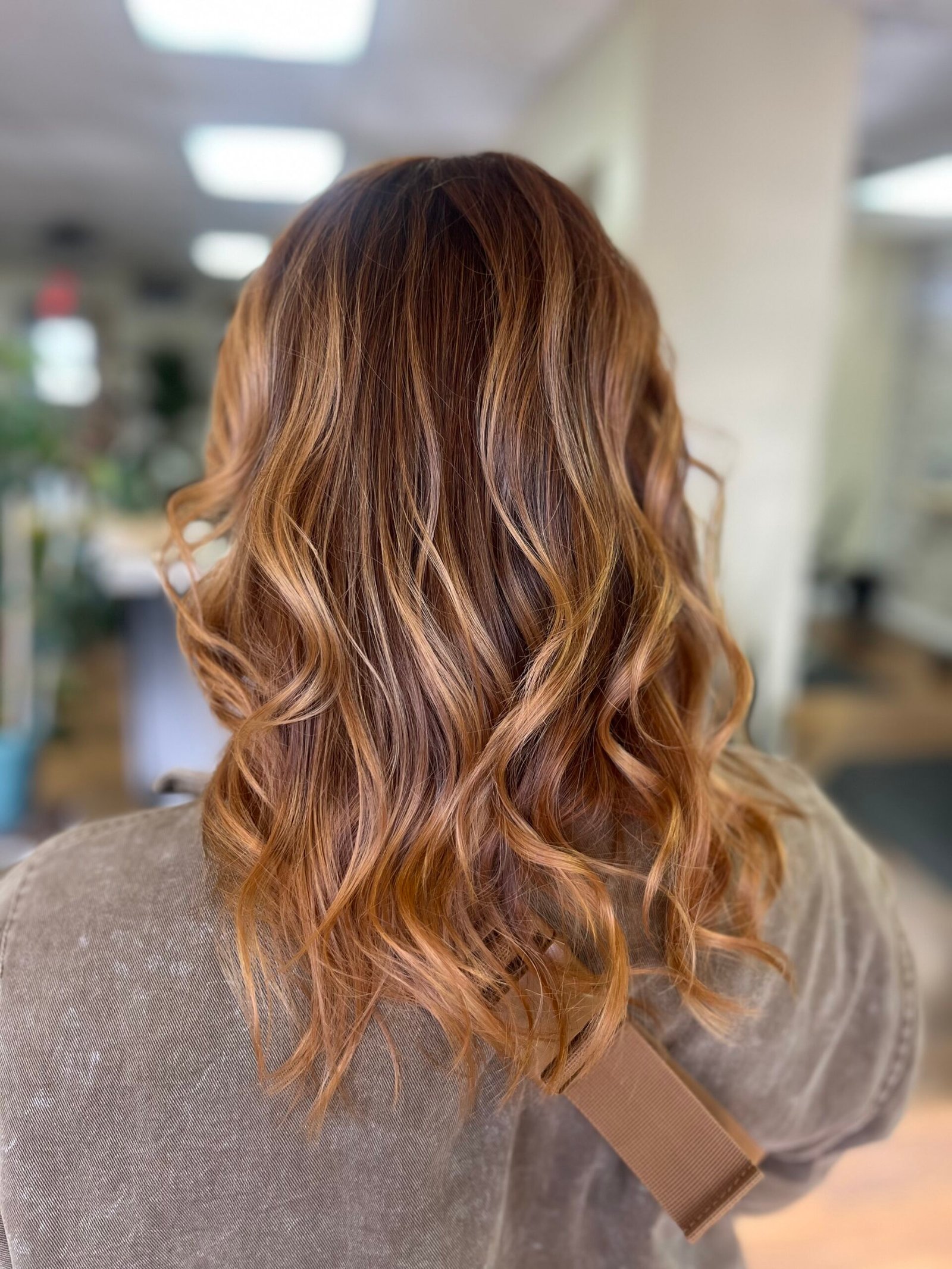 Dimensional copper waves created by Aimee