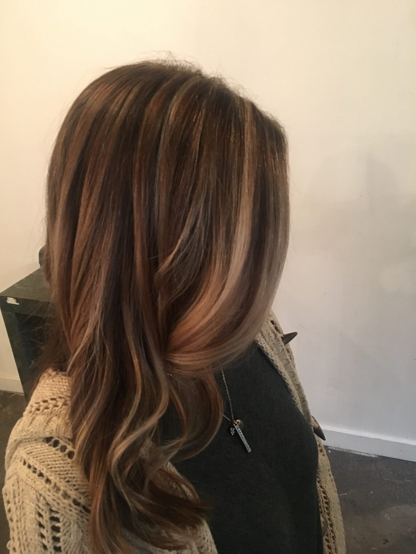Natural dimensional brunette color created by Aimee